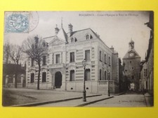 cpa de 1904 BEAUGENCY Banque CAISSE d'EPARGNE et Tour de l'Horloge