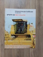 BROCHURE TRACTEUR MOISSONNEUSE CLAYSON SPERRY NEW HOLLAND 8070 PROSPEKT TRAKTOR 
