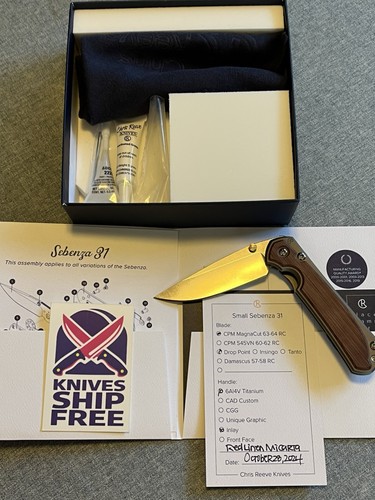 Chris reeve knives small - chris,