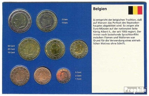 Belgique série monnaies - belgique, de