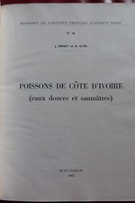 Poissons de Côte d'Ivoire (J. Daget/A. Iltis - IFAN  1965) Relié pleine peau