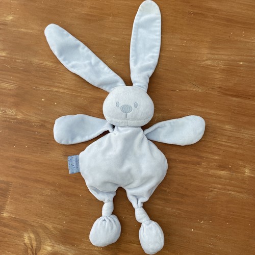 Peluche doudou lapin - , bleu