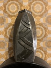 Vase Étain Art Déco F Médoc 