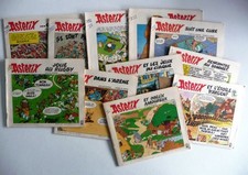 lot 11 albums publicitaire asterix elf uderzo goscinny 1973