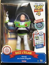 TOY STORY 4 Incroyable Buzz L'éclair 30 cm  Interactif Lansay Rare
