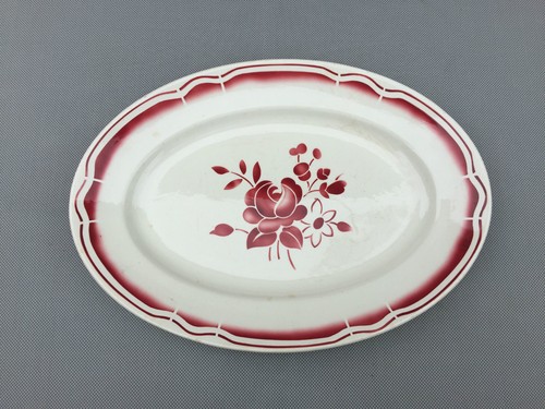 Ancien plat ovale badonviller - plat,