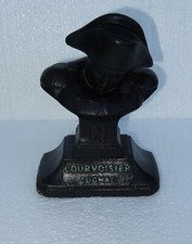 PUB BUSTE NAPOLEON POUR COGNAC COURVOISIER PREMIER MODELE EN "GENRE CAOUTCHOUC"