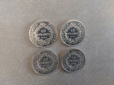 4 pièces de 10fr Hercule