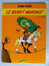 BD  Lucky Luke  Le bandit manchot n° 48a  réédition 1982