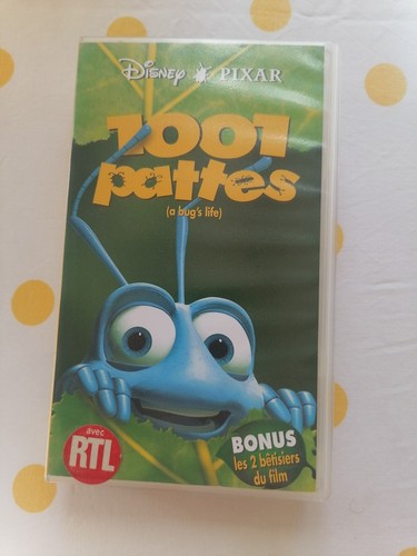 Cassette vhs disney pixar - cassette, •