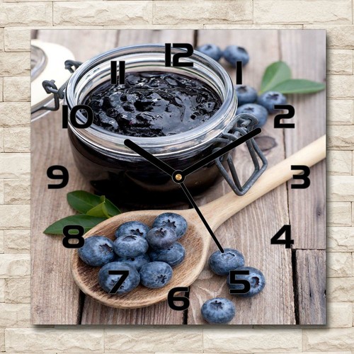 Tulup horloge murale verre - horloge, en