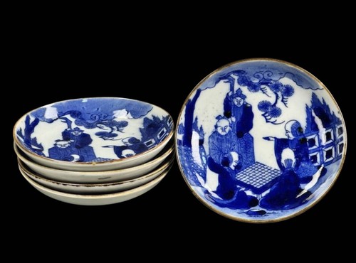 Tableau ancien imari - imari, bleu