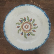 Assiette Auvillar début XIXè Rue Jonqua