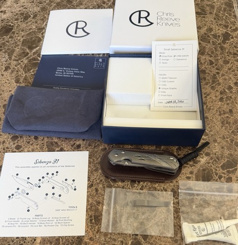 New chris reeve small sebenza - new,