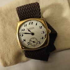 Montre ancienne Zenith X Eberhard Milan, or 18K, 1920.