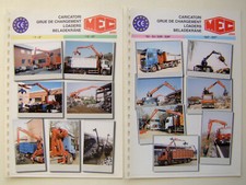 Catalogue, brochure, camion, truck, Grue de chargement MEC, Volvo, Iveco, MB