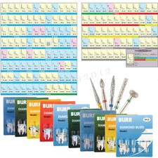 Fraises diamantées pour turbine dentaire FG1.6mm pour pièce à main haute vitesse