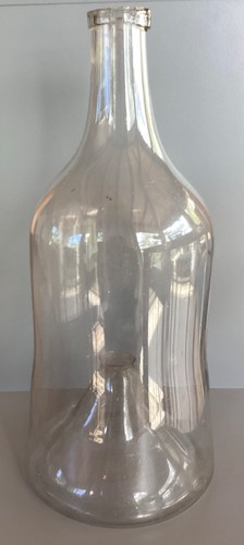 Bouteille verre soufflé xixe - bouteille,
