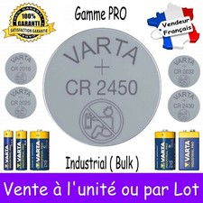 Piles VARTA CR2450 3V ou CR2430 CR2032 CR2025 CR2016 / LR03 LR6 LR14 LR20 6LR61