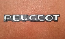 PEUGEOT Monogramme Emblème Arrière Coffre/Rear Emblem Custodes Sigles/Schriftzug