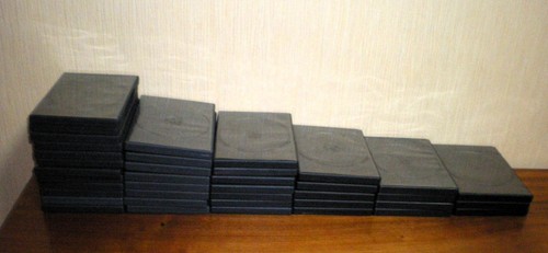 Lot boîtiers archivage - de,