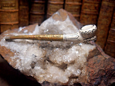 PIPE COLLECTION EN  PORCELAINE  et son tuyau en cuivre