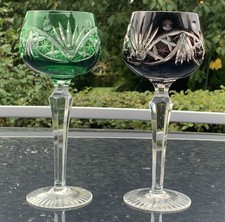 Paire de verres à vin en