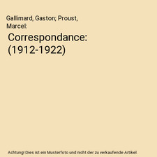 Correspondance: [1912-1922]