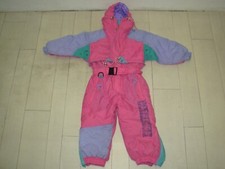 P'TIT POU Combinaison de Ski Fille 26mois (2ans) Vintage Rose