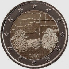 2 euros Commèmorative FINLANDE 2018  UNC Culture du sauna finlandais