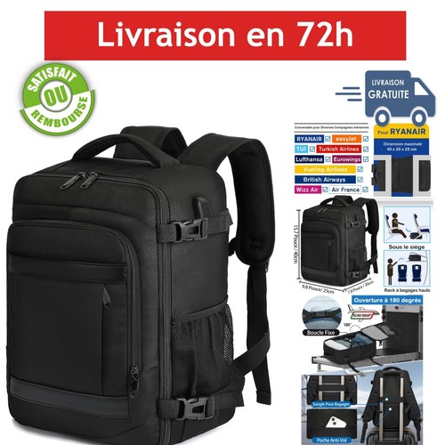 Sac dos cabine 40x20x25 cm - 40x20x25,