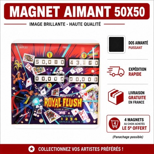 Magnet royal flush - flush, gottlieb