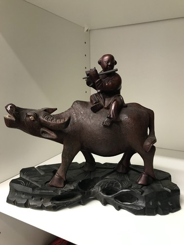 Sculpture buffle du - de,