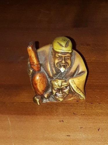 Netsuke figurine résine - en,