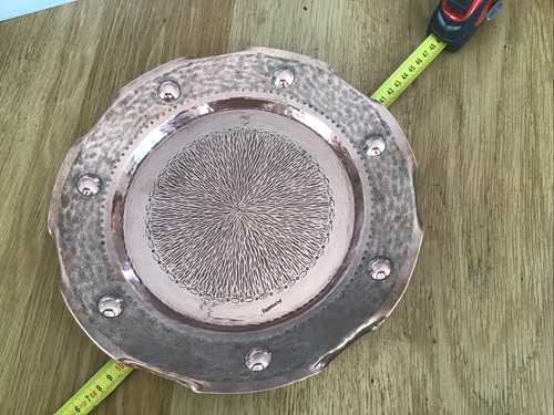 Assiette cuivre cramaussel - cuivre, a.cramaussel