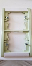 Legrand SAGANE Anis, Double plaque Verticale 82021, Prise, Interrupteur,Poussoir