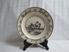 ancienne assiette terre de