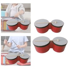 Bongo Drum Instruments de percussion Tambour à main avec baguette pour enfants