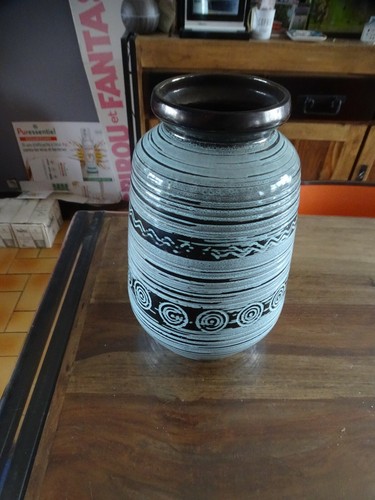 Ancien vase strehla keramik - ancien,