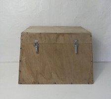 ancien coffre à outils bois marine vintage