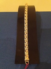 bracelet maille palmier or 18