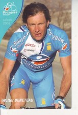 CYCLISME carte cycliste WALTER BENETEAU équipe BOUYGUES TELECOM 2005
