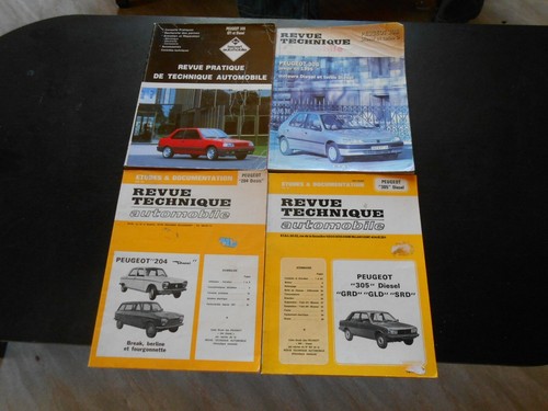 Revues techniques peugeot - techniques,