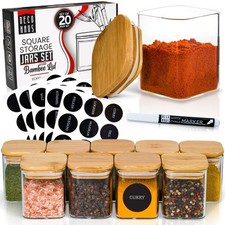 Pots à Épices Carrés