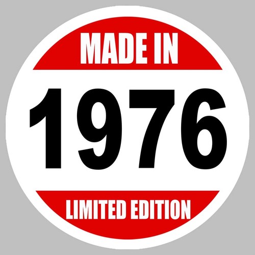 Autocollant made 1976 - autocollant, in