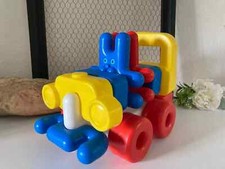 28 ⚜️ Jouet Enfant Jeux Bébé Éduco Voiture en Plastique A Empiler Vintage