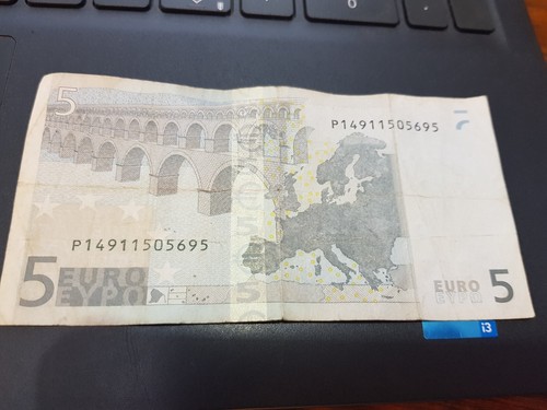 Billet euro 2002 jean claude - 5,