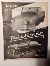 De Rovin étude technique d'époque