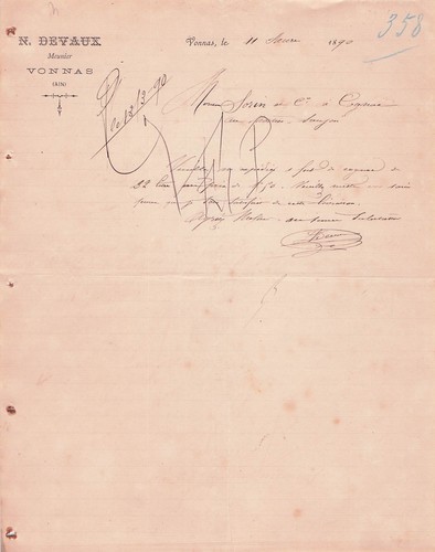 Vonnas meunier devaux 1890 - meunier,