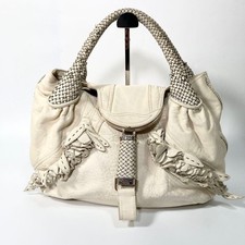 FENDI Spy Bag Zucca White